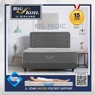 Terlaris Big Koil BIG PEDIC by Bigland Springbed - Kasur Saja - FREE