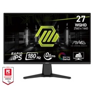MSI MAG 275QF Gaming Monitor - 27" WQHD, 180Hz, 0.5ms, Adaptive Sync Gaming Monitor