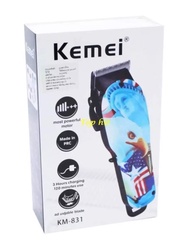 ปัตตาเลี่ยนตัดผม Kemei รุ่น km-831 ปัตตาเลียนไร้สาย ปัตตาเลี่ยนไฟฟ้า รับประกันสินค้า 100% รุ่นใหม่ล่