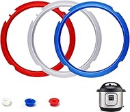 3 Pack Silicone Sealing Ring for Instant Pot 3 Qt - Replacement Silicone Gasket Seal Rings 3Qt with 