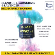 Last Shangri La Aromatherapy Reed Scent Diffuser Bhutan Healing Energize Cleansing Natural Blend of 