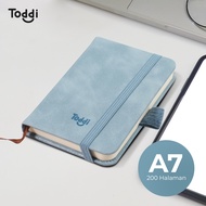 Aesthetic Notebook Hardcover Journal Notebook Diary 200 Grid Pages A7