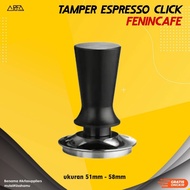 Espresso Tamper click adjustable spring 51mm 58mm FENINCAFE