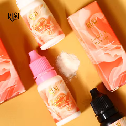 RISI 10g Super Mix Lash Lift Powder Innovative Korean Glueless Lash Lift Powder Glue Makeup Tool Str