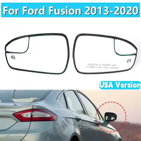 For Ford Mondeo Fusion 2013-2020 Heated Side Wing Mirror Rearview Driver/Passenger Side USA Version 
