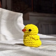 GANTUNGAN Duck crochet keychain | Duck Knitted Keychain