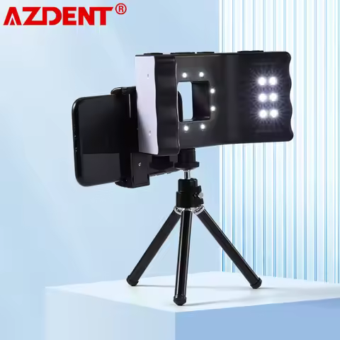 AZDENT Dental Oral Photography LED Lamp 2023 New In Dentist Oral Light With Bracket Equipment Dentis