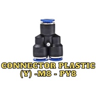 CONNECTOR PLASTIC (Y) -M8 - PY8