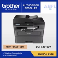 Brother DCP-L2640DW Monochrome Laser Printer-Print, Scan, Copy, Wireless, Automatic 2-sided (Duplex)