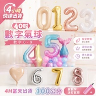 📣 4H Shipping📣40 inch Number Balloon Balloon Birthday Balloon 40 Number Balloon Number Birthday Deco