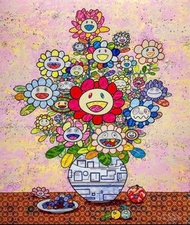 村上隆 / 限量300 親筆簽名 Art print 版畫 Takashi 太陽花