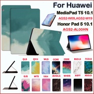 For Huawei MediaPad T5 10.1'' 2018 AGS2-W09,AGS2-L03 High Quality Art painting starry sky Honor Pad 