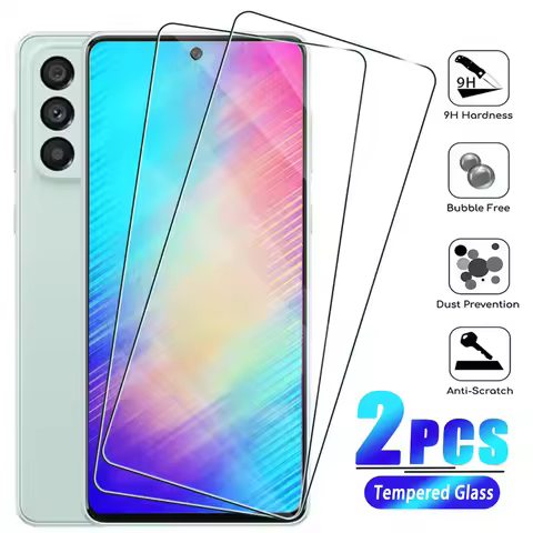 2Pcs Tempered Glass For Samsung Galaxy A02 A12 A22 A32 A42 A52 A72 4G 5G Screen Protector Film on Ga