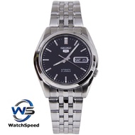 Seiko 5 SNK361K1 SNK361K SNK361 Analog  Automatic Stainless Steel Black Dial Men's Watch