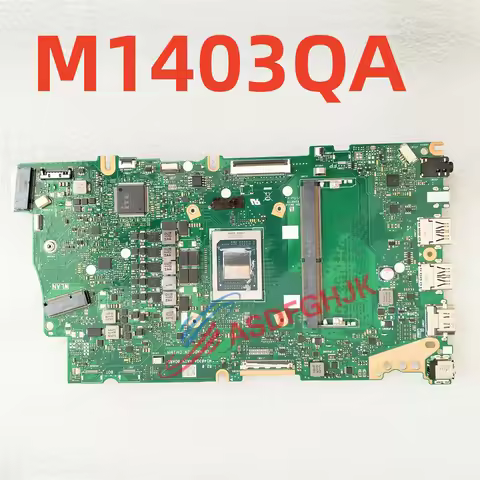 Original M1403QA MAINBOARD FOR ASUS VIVOBOOK 14X M1403QA LAPTOP MOTHERBOARD WITH R7-5800H CPU Test O