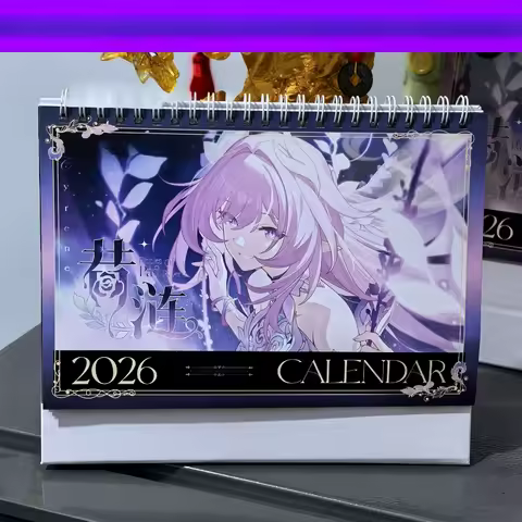 Game Collapse Honkai: Star Rail One-year Calendar Huang Jinyi Anaxa Paper Desk Calendar Monthly Sche
