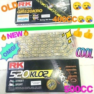 RK O-RING CHAIN GR520KRO 120L 500CC 100%ORIGINAL