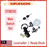 DTM200 DTM 200 Main Switch Full Set Ignition Switch Key Set Suis Kunci Complete Set 60080-7D4-XG01 D