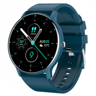 Others - ZL02D圓屏智慧手錶心率監測提醒健康監測拍照計步手環（藍色）