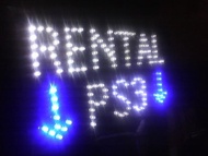Tulisan Lampu Led / Led Sign RENTAL PS3