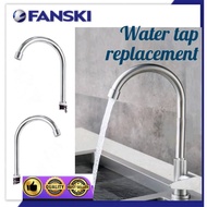 BM3810 Kitchen Sink Faucet Water Tap Kitchen Sink Tap Alloy Steel Pillar Mounted Faucet Tap Sink Pipe Replacement.