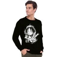 MEN'S HOODIE SWEATER MEN'S SWEATER JACKET luffyy screen printing / MEN'S DISTRO SWEATER KOREAN MEN'S