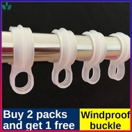 Plastic Windproof Hook Air Clothes Windbreak Fixed Clothes Hanger Windbreak Hook Air Clothes Rod Clothes Hanger Clip GOcG