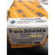 Honda HRV rear brake pad FBK