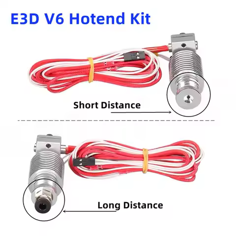 E3D V6 Hotend Kit 12V 24V 0.4MM Nozzle J-Head For 1.75mm Filament Bowden/Wade Extruder Short-range/L