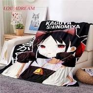(Multi size available in stock)  อะนิเมะ Shinomiya X Shirogane ผ้าห่มการ์ตูนน่ารักสาว Kaguya-Sama ผ้