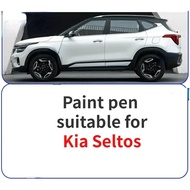 Paint pen suitable for Kia Seltos paint pen pearl white leap red gray original car paint artifact to