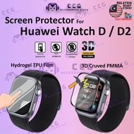 Huawei Watch D / D2 Screen Protector 3D Curved PMMA / Watch D D2 Hydrogel TPU Soft Film Screen Prote
