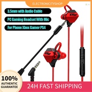 [Ready Stock] (3.5mm) G10-A PC Gaming Headset Earphone Headphone With Microphone Volume Control Stereo Noise Cancelling For Phone Xbox Gamer PS4 FPS Game for CSGO Judge Direction