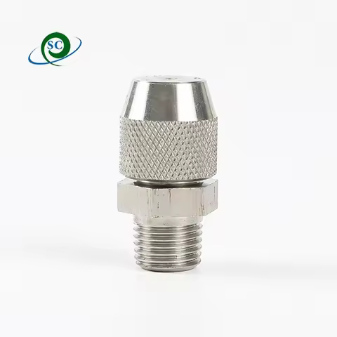 CS New Cooling or Dust Suppression Dry Fog Cannon Ss Water Fine Mist Spray Nozzle 1/8 Boquilla de pu