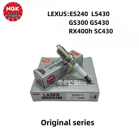 Original NGK IFR6T11 4589 Laser Iridium Platinum Spark Plug For Toyota Alphard Previa RAV4 CAMRY 2.4