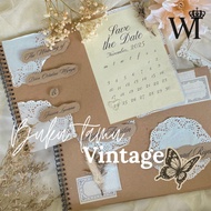 CUSTOM RUSTIC VINTAGE GUEST BOOK Custom Aesthetic Guest Book/ Custom Aesthetic Guest Book Vintage We
