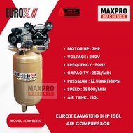 EUROX EAW6131G 3HP 150L 12Bar AIR COMPRESSOR