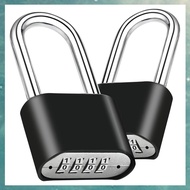 (OAKF) 2pcs Combination Lock 4-Digit Heavy Duty Combo Lock Combination Padlock Outdoor Waterproof Ga