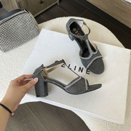 6.5cm Summer Casual Strappy Open Toe Party Wedding High Heels Ladies Shoe Heels