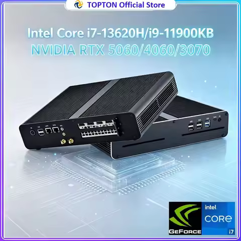 Topton V7 Gaming Computer NVIDIA GeForce RTX 5060 4060 2060 Intel Core I7 13620H i9 11900KB Windows 