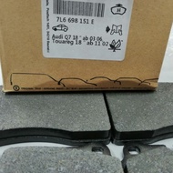 8R0698151AB 8R0698151K 7L6698151E 7L6698151J FRONT BRAKE PAD SET FOR AUDI Q5 B8.5 FACELIFT VW TOUARE
