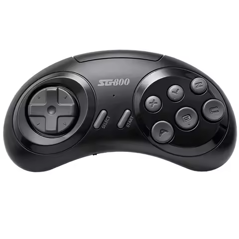 Wireless Gamepad for SG800 & MD MINI & MD PLUS Game Console Replacement Controller