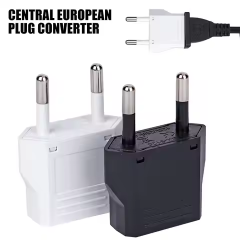 1-6pcs EU plug adapter CN AU JP us to EU plug adaptor travel adapter electric KR euro plug converter