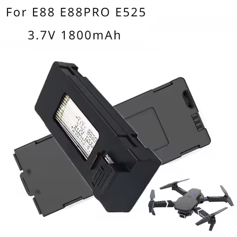 E88 Drone Battery 3.7V 1800mAh Rechargeable Li-ion Battery for RC Drone E88PRO E99 P1 K3 P10 A13 S98