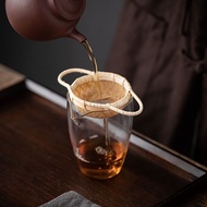 Bamboo tea strainer, manual tea strainer, tea cup set, creative bamboo strainer, strainer, tea cerem