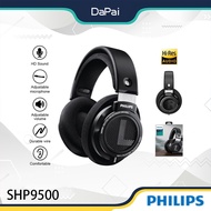 Philips SHP9500 Wired Headset Tri-Band Balanced HIFI Sound Quality Open Gaming Headset Online Class 