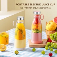 【Ready Stock】Portable 4 Cutter Head Blender Juicer Household 350ml Blender Mini Electric Juice Cup USB Ice Crusher