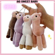Alpaca Keychain Plush Pendant Cute Llama Doll Plushie Sheep Stuffed Toy Birthday Gift Fluffty Toy