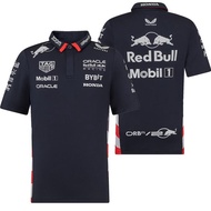 Red Bull Racing F1 2024 Kids America USA Race Team Polo Kaos Polo Anak