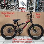 Sepeda BMX 20 Inch Limitless 8860 Ban Jumbo Sepeda Anak Laki Laki BMX 20 Inch Limitless Ban Jumbo
